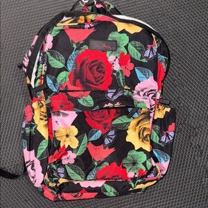 Vera Bradley Black Floral Backpack